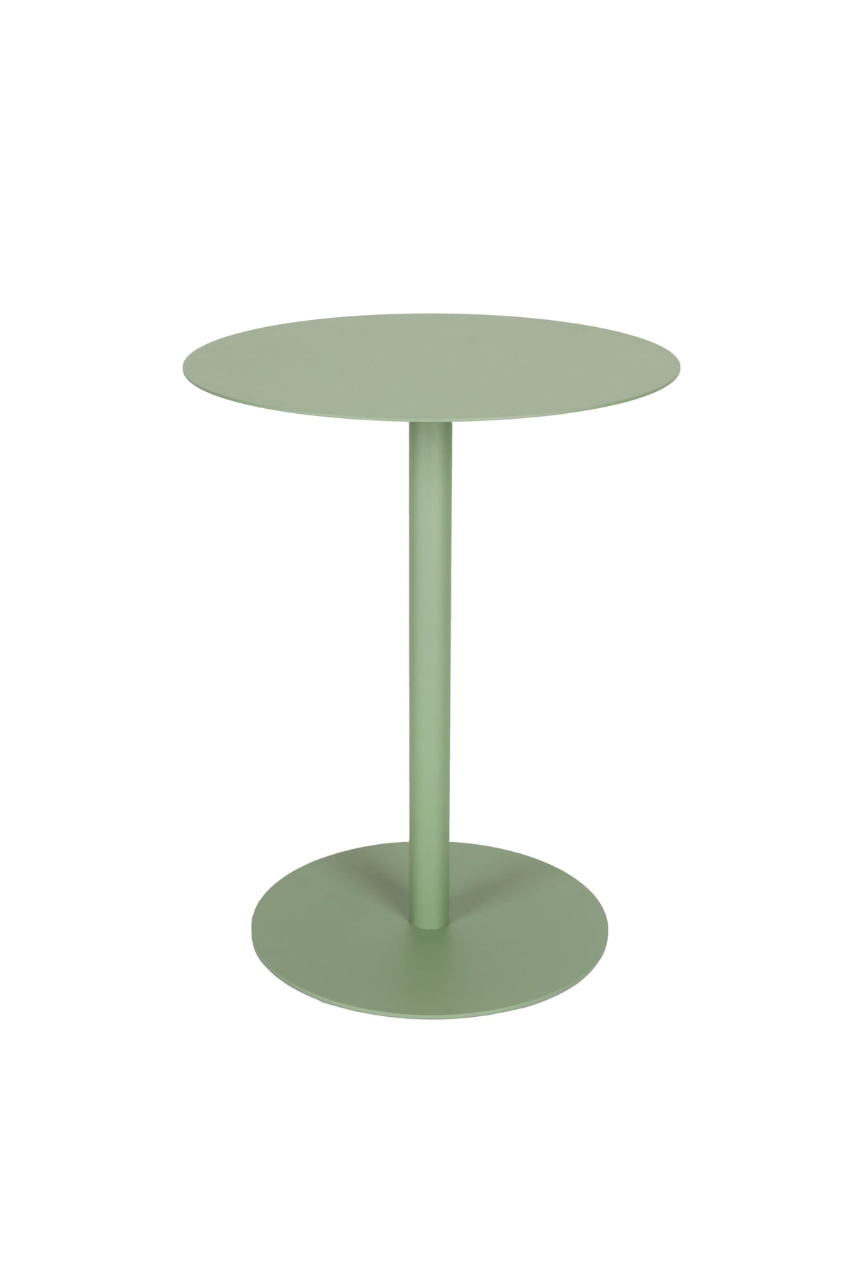 Snow bijzettafel rond 35 cm metaal groen
