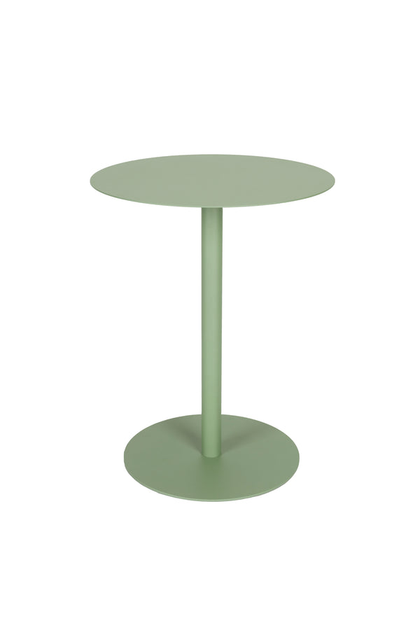 Snow bijzettafel rond 35 cm metaal groen