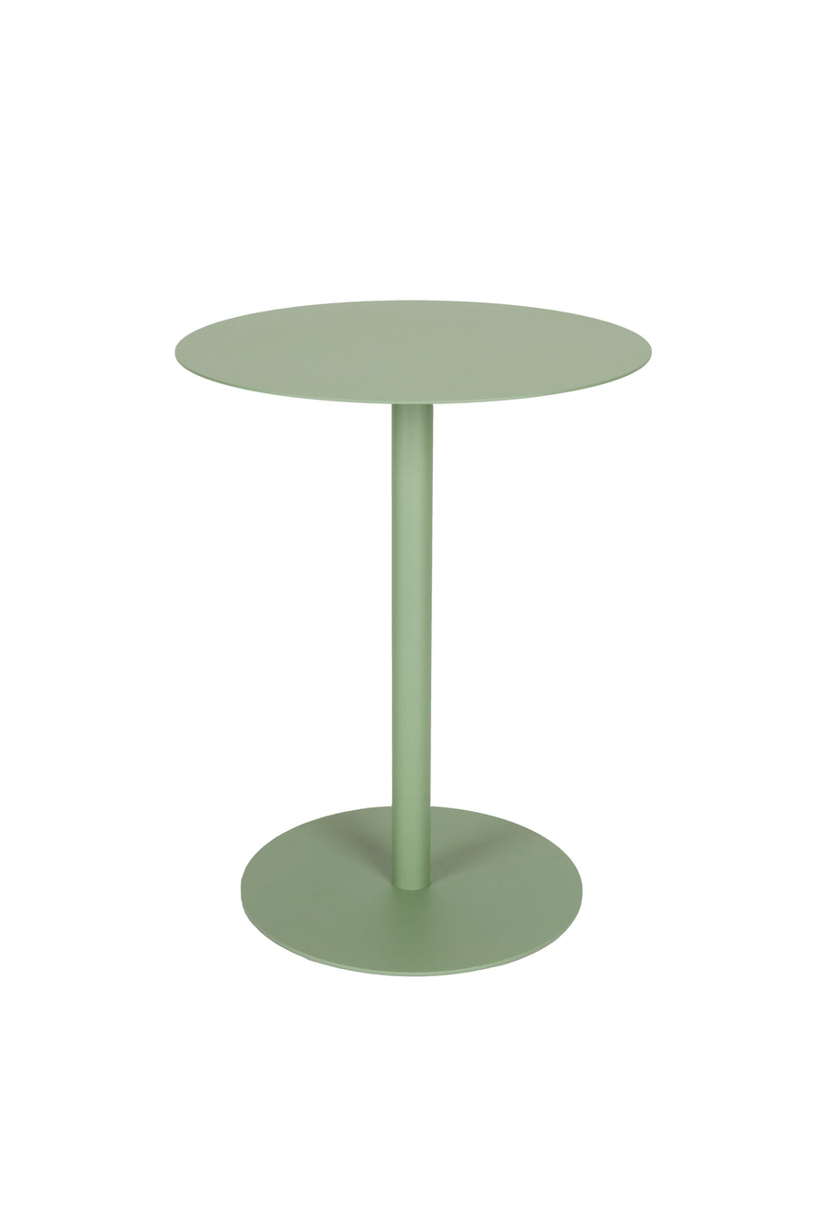 Snow bijzettafel rond 35 cm metaal groen