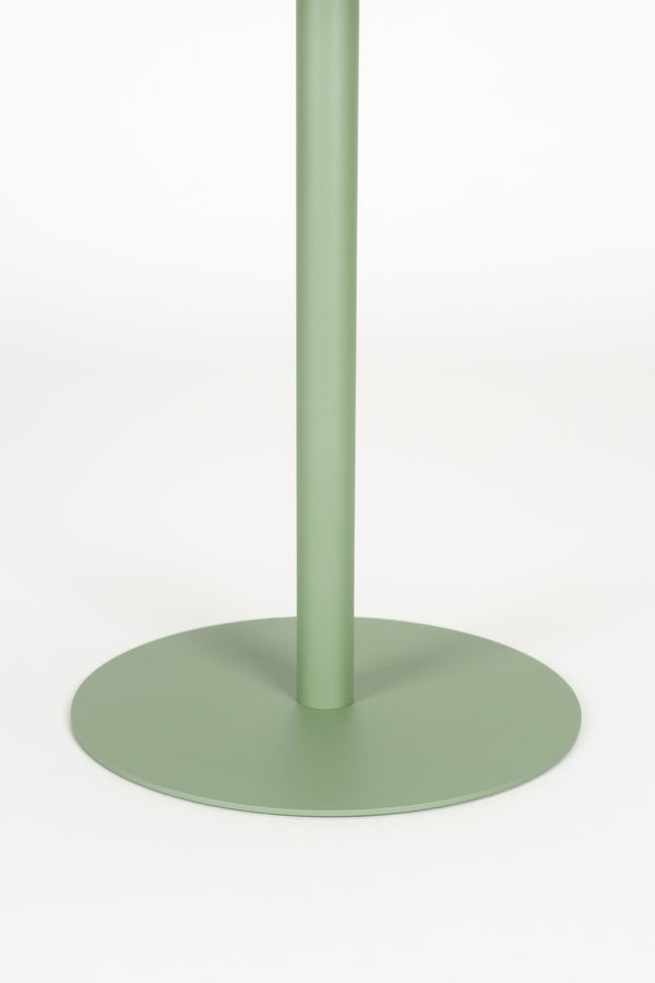 Snow bijzettafel rond 35 cm metaal groen