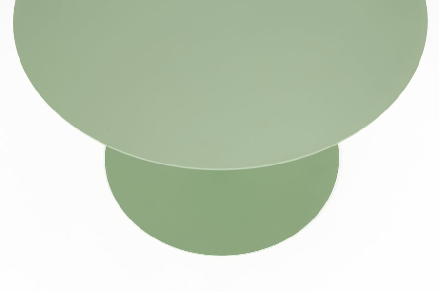 Snow salontafel rond 60 cm metaal groen