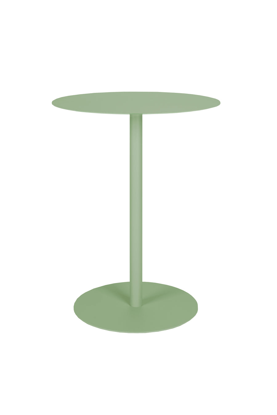 Snow bistrotafel rond 57 cm metaal groen