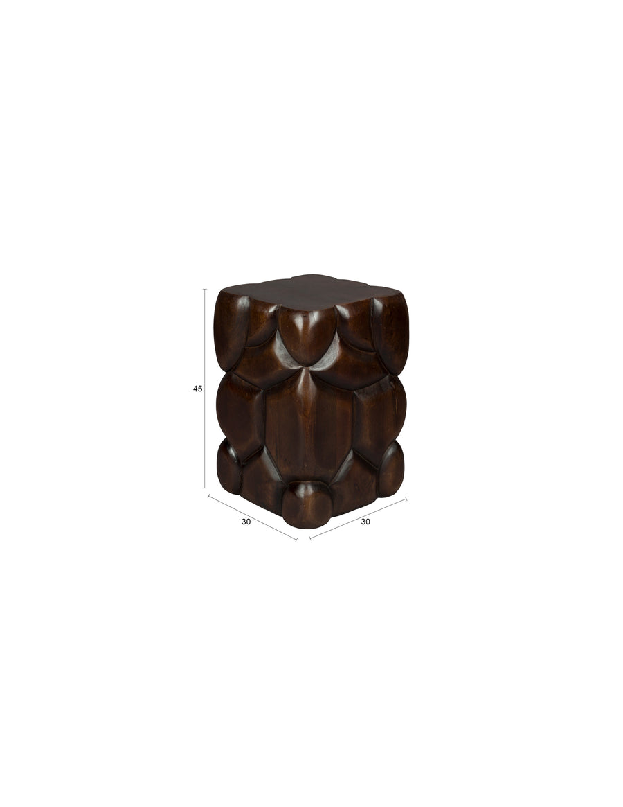 Brooklyn krukje/ bijzettafel hout