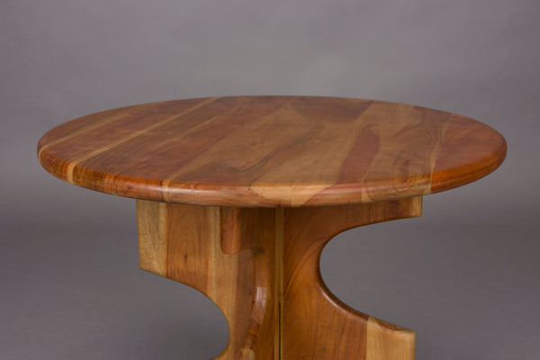 Morgan bijzettafel rond hout