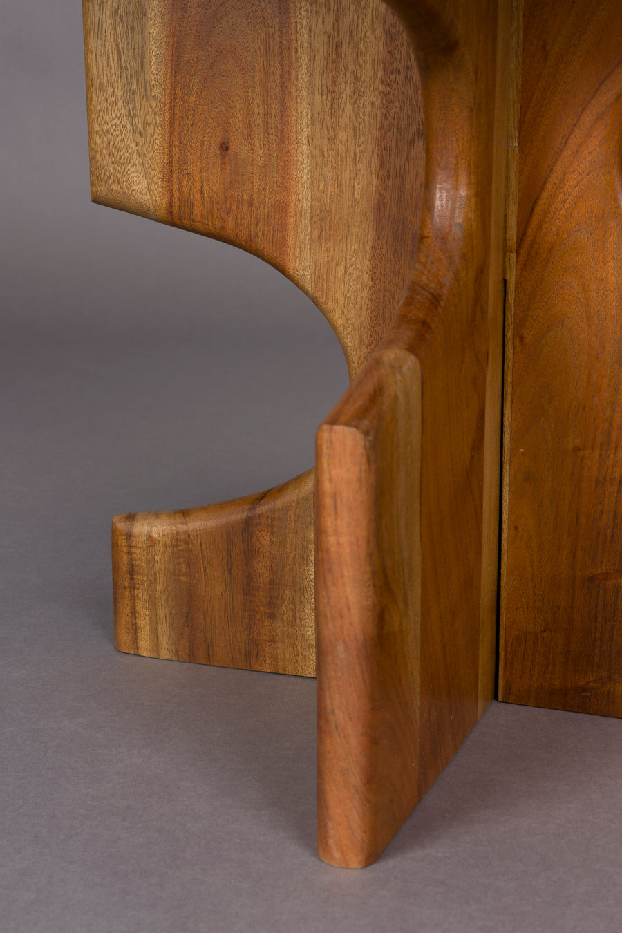 Morgan bijzettafel rond hout