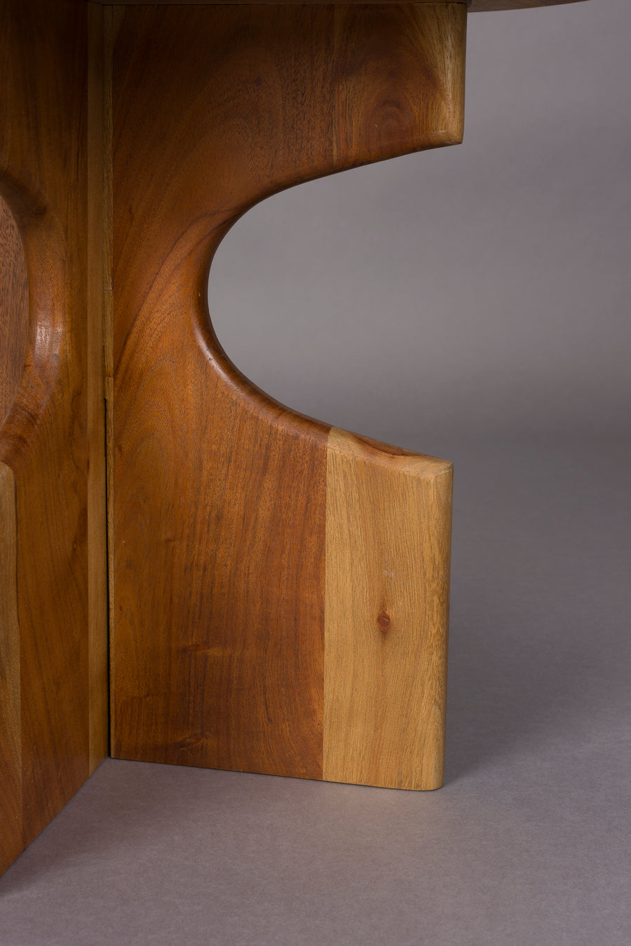 Morgan bijzettafel rond hout