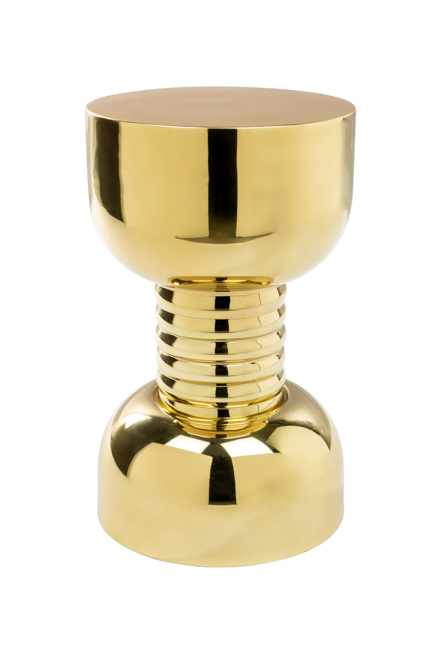 Gonna make you sweat bijzettafel rond 29 cm metaal goud