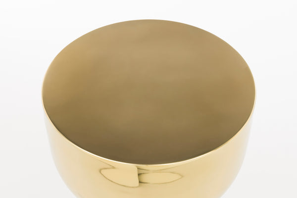 Gonna make you sweat bijzettafel rond 29 cm metaal goud