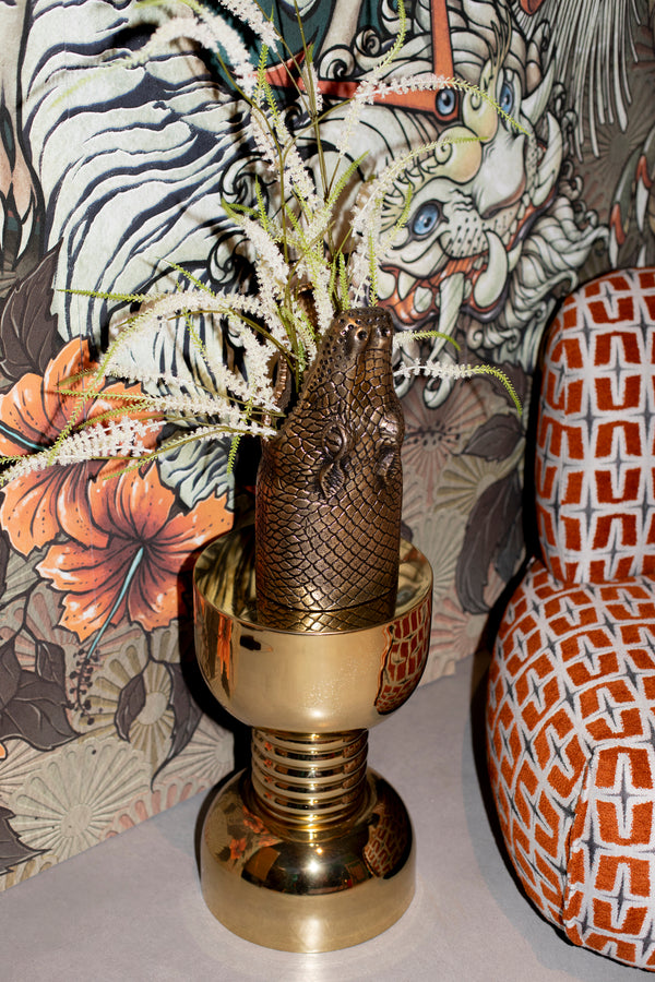 Gonna make you sweat bijzettafel rond 29 cm metaal goud