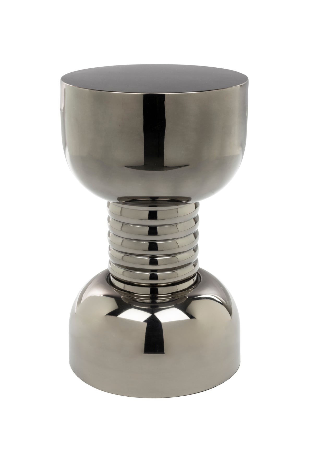 Gonna make you sweat bijzettafel rond 29 cm metaal zilver