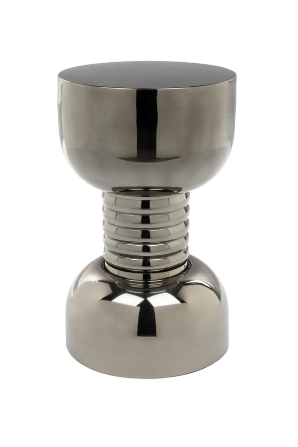 Gonna make you sweat bijzettafel rond 29 cm metaal zilver