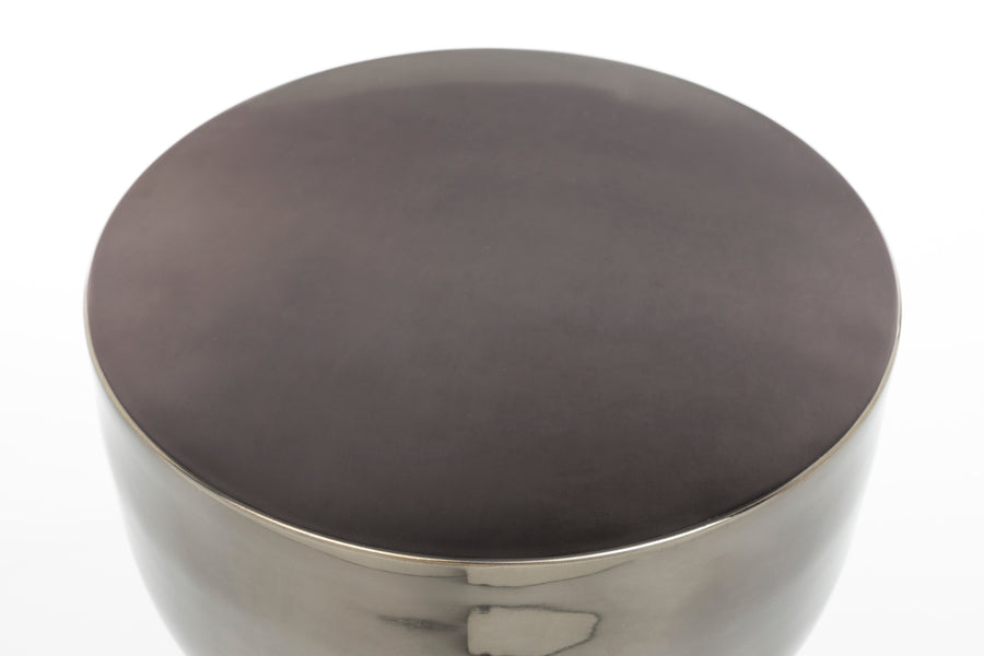 Gonna make you sweat bijzettafel rond 29 cm metaal zilver