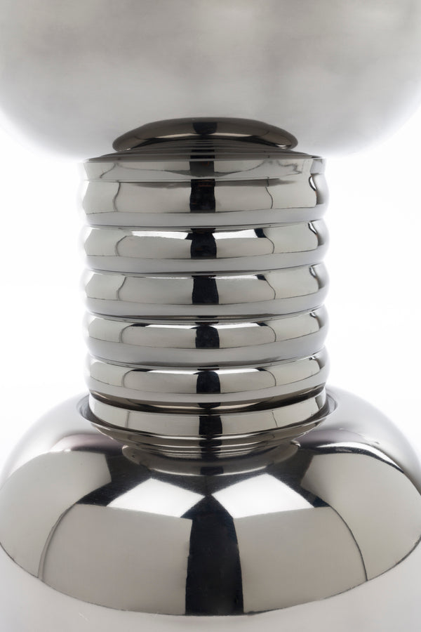 Gonna make you sweat bijzettafel rond 29 cm metaal zilver