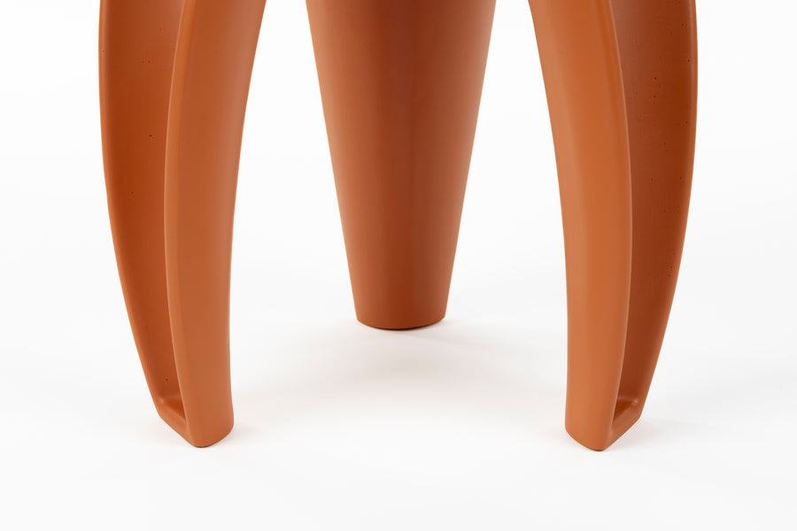 Hactua bijzettafel rond 40 cm glas