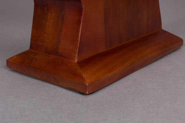 Pilaster bijzettafel rechthoek mangohout bruin