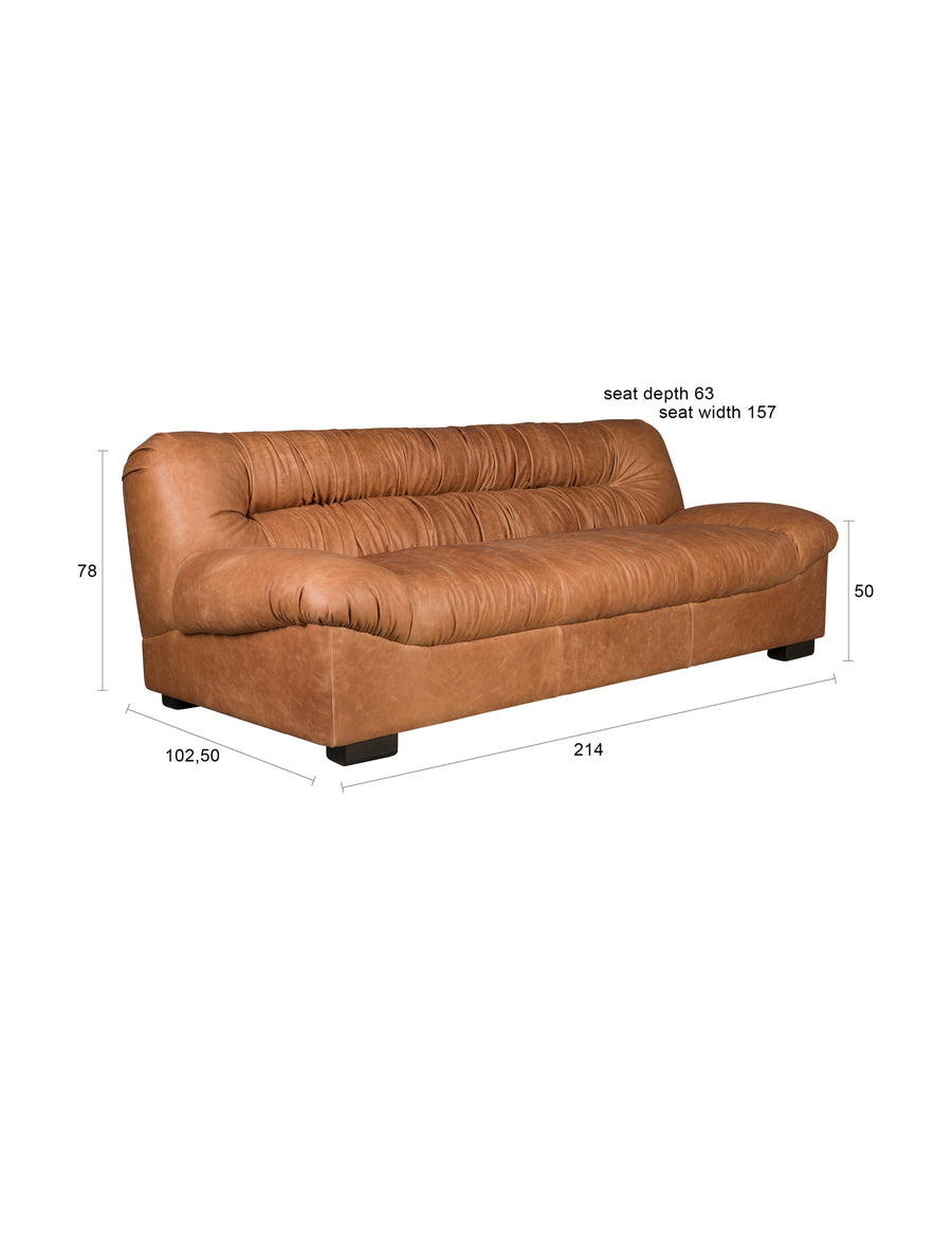 Bank Douglas Wax Leer Cognac
