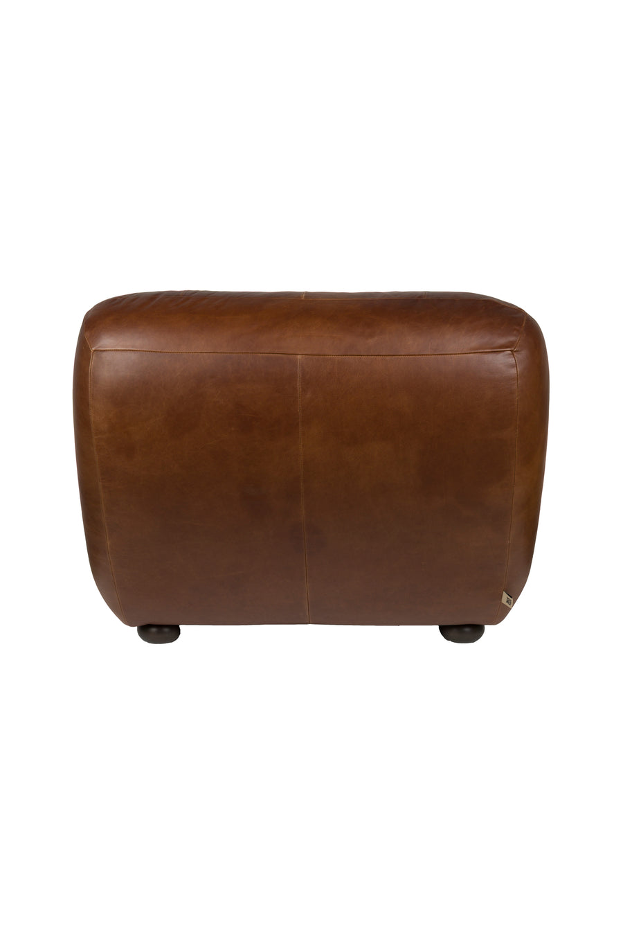 Loungestoel Wyatt Wax Leer Chocolate