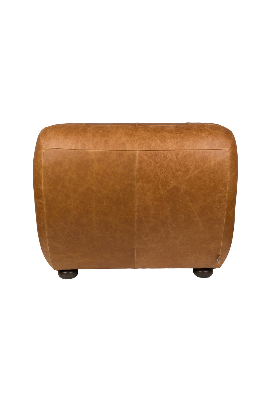 Loungestoel Wyatt Wax Leer Cognac