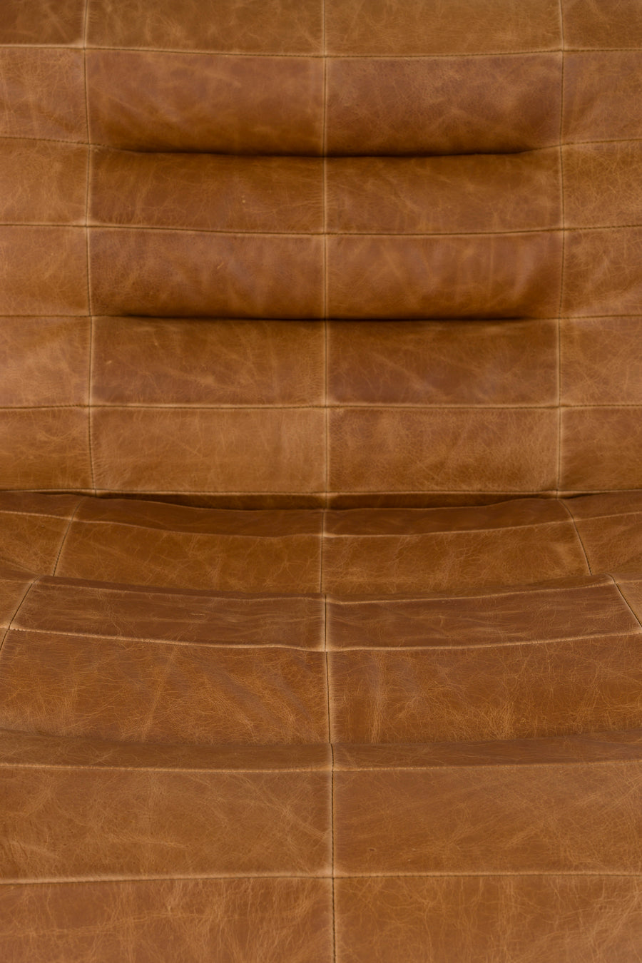 Loungestoel Wyatt Wax Leer Cognac