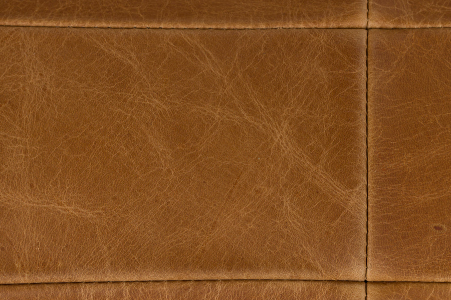 Loungestoel Wyatt Wax Leer Cognac