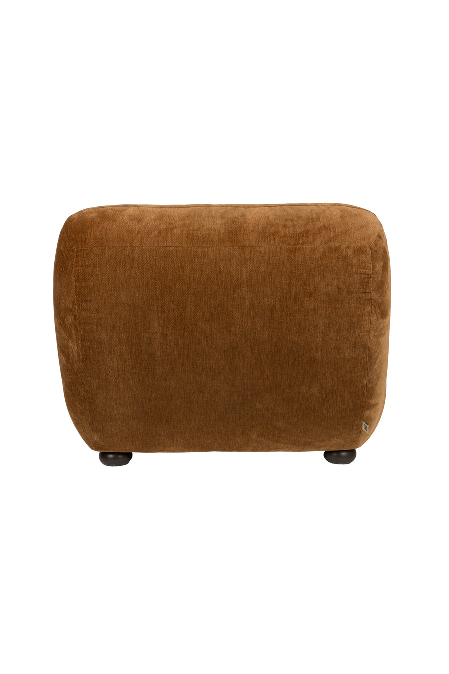 Loungestoel Wyatt Velours Cognac