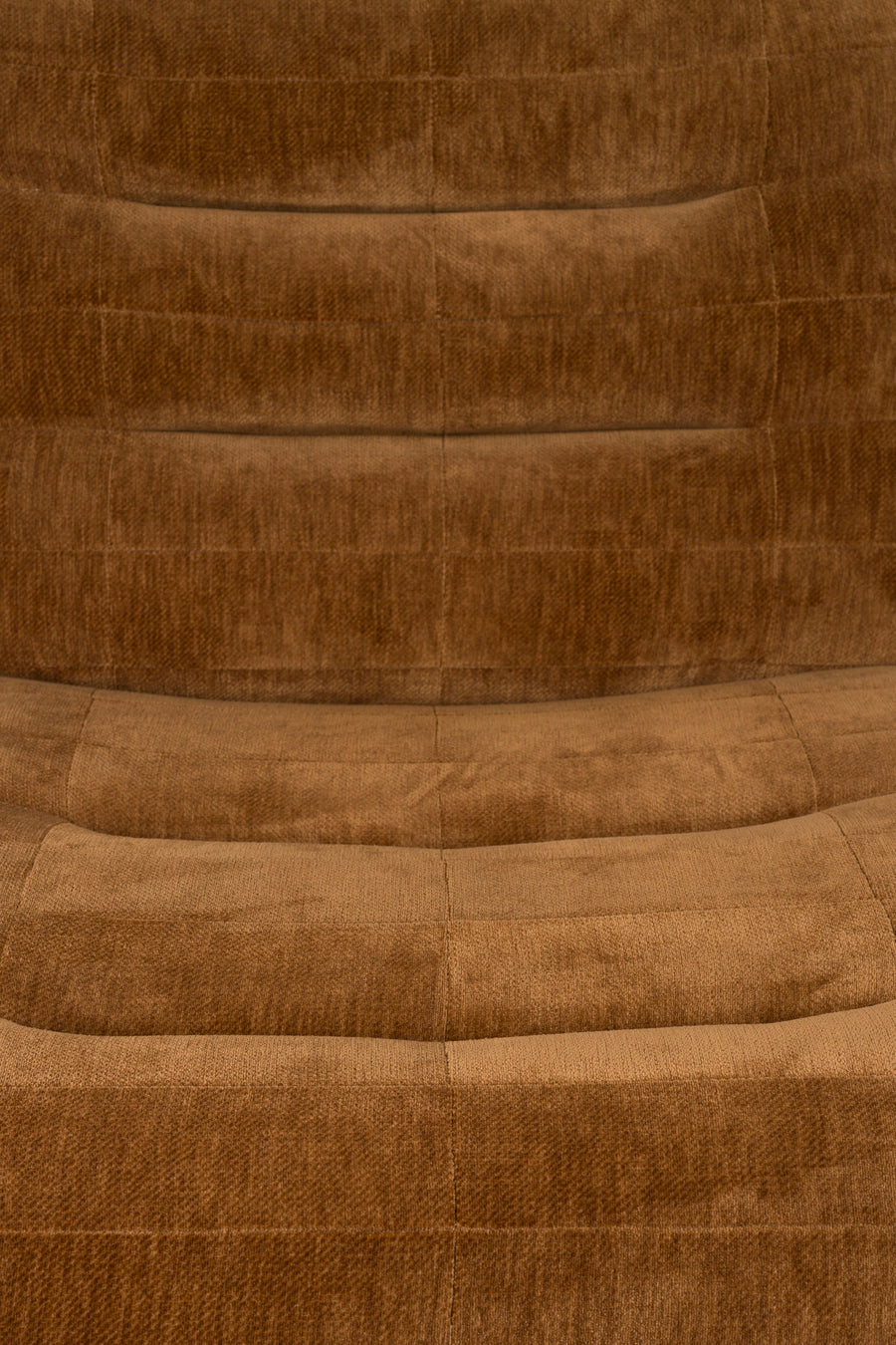 Loungestoel Wyatt Velours Cognac