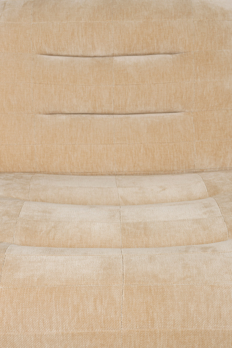 Loungestoel Wyatt Velours Beige