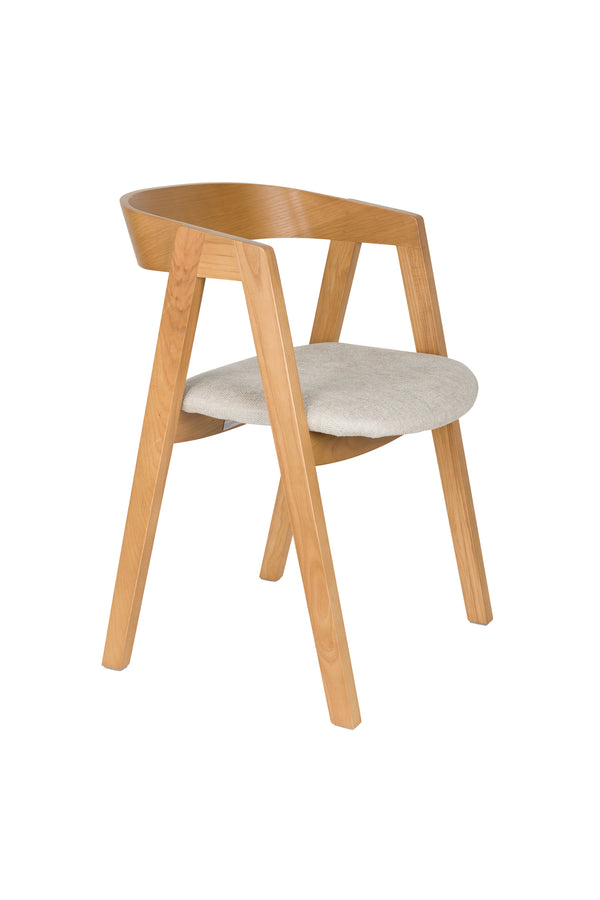 Stoel Mads Naturel (set van 2)