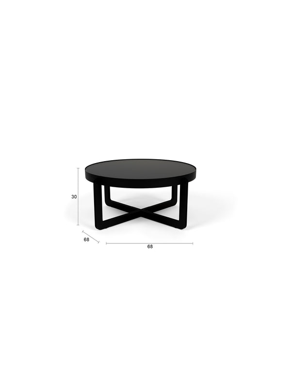 Salontafel Centre Rond Zwart