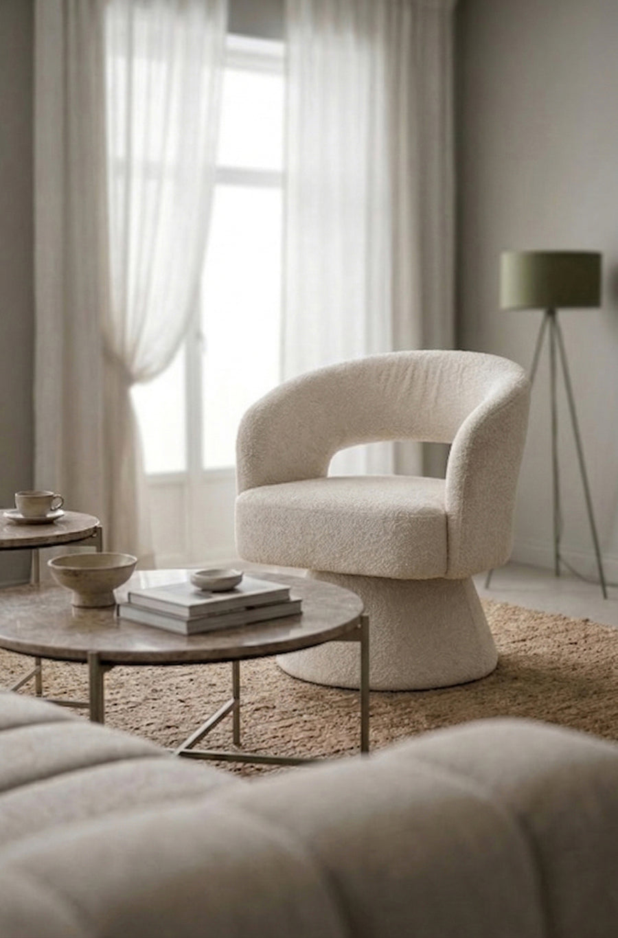 Loungestoel Charina Beige