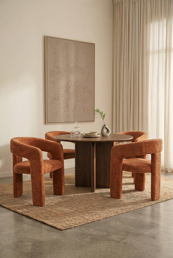 Stoel Valentin Oranje (set of 2)