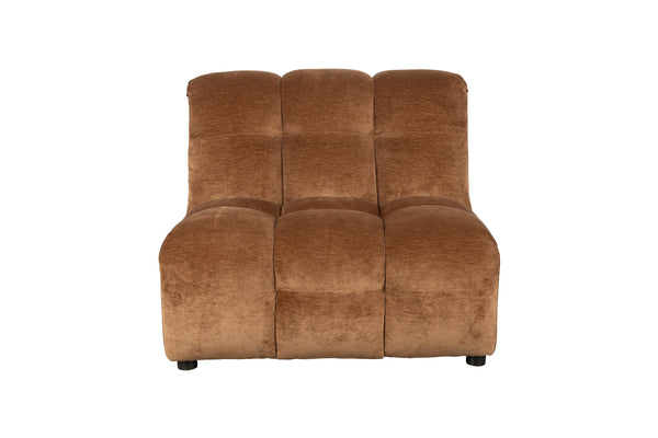 Bank Element Hackman Zonder Arm Velours Cognac