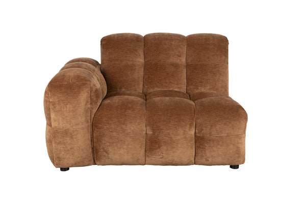 Bank Element Hackman Met Arm Links Velours Cognac