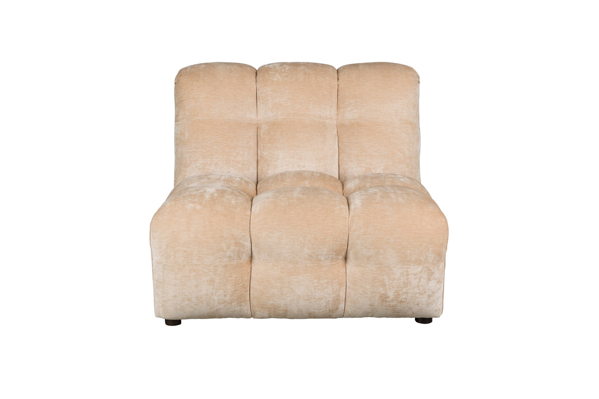 Bank Element Hackman Zonder Arm Velours Beige
