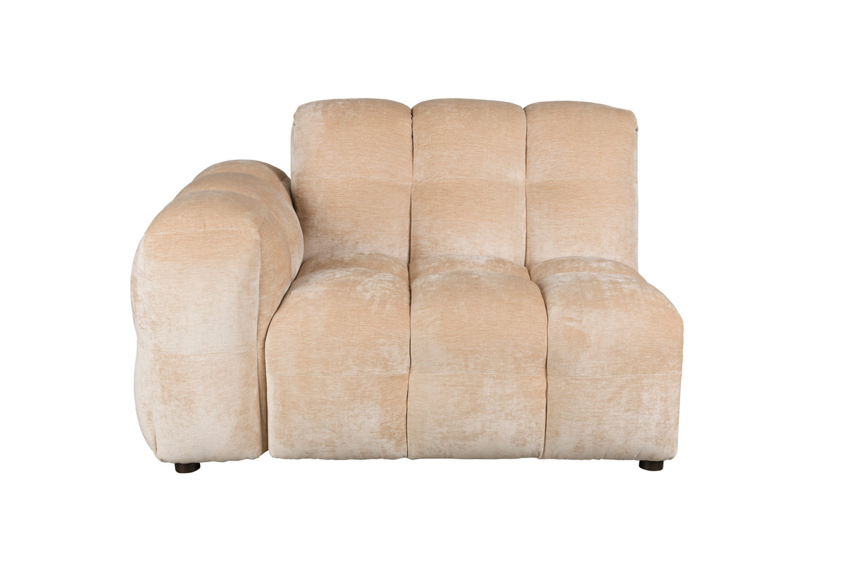 Bank Element Hackman Met Arm Links Velours Beige