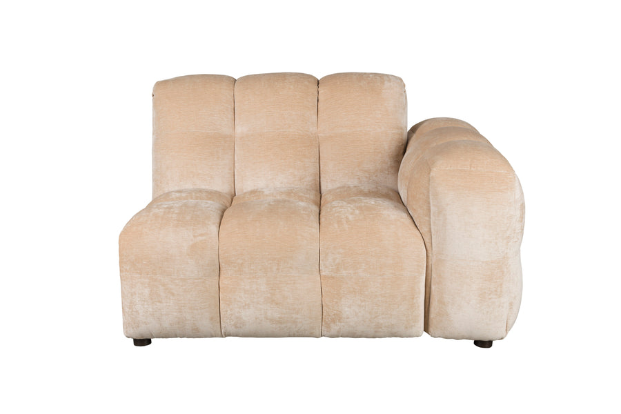 Bank Element Hackman Met Arm Rechts Velours Beige