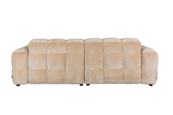 Bank Hackman 3-zits Velours Beige