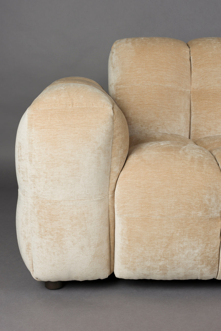 Bank Hackman 3-zits Velours Beige