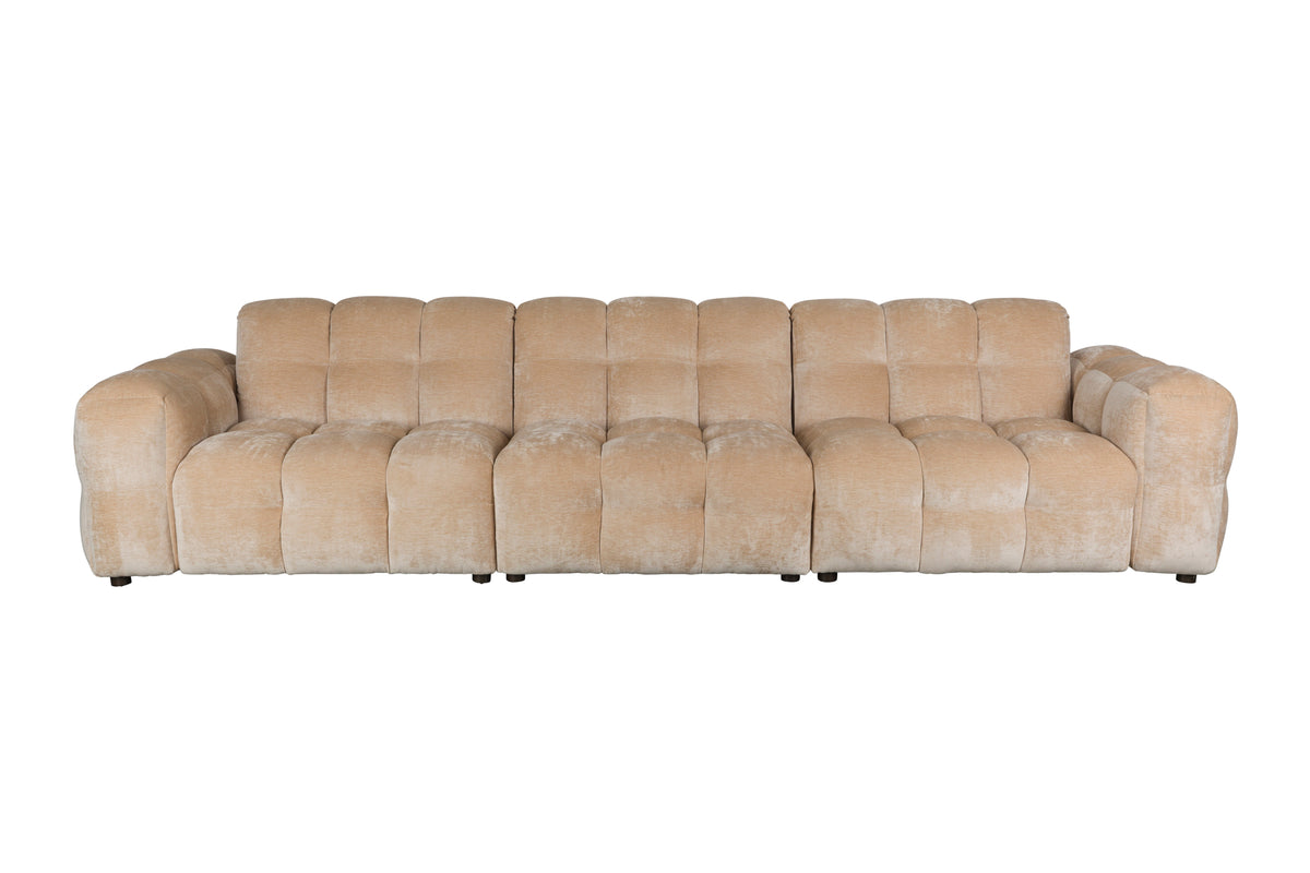 Bank Hackman 4,5-zits Velours Beige