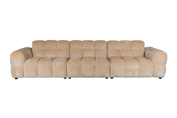Bank Hackman 4,5-zits Velours Beige