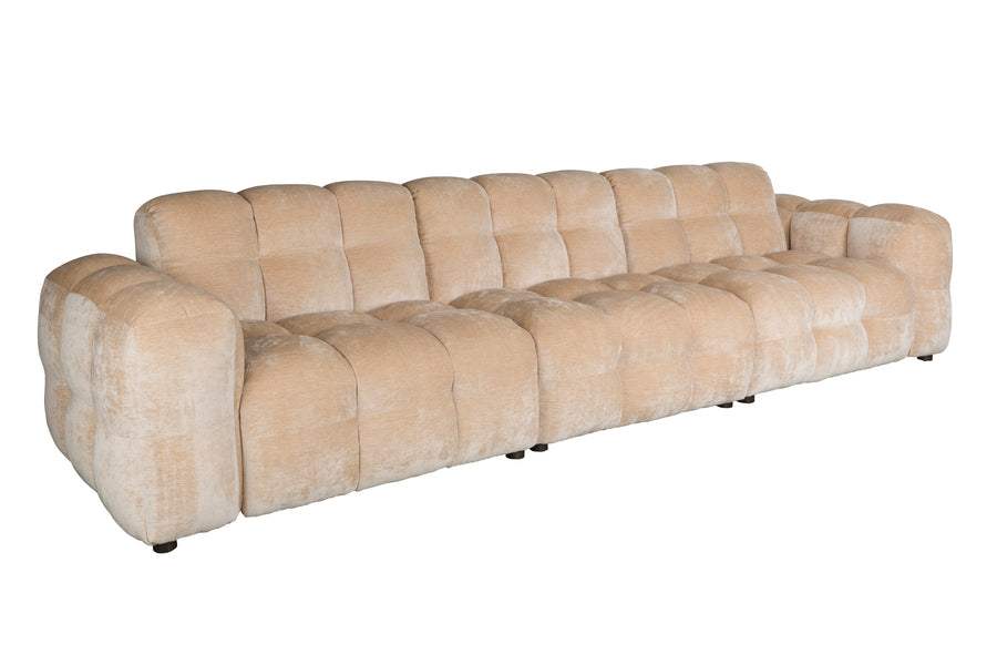 Bank Hackman 4,5-zits Velours Beige