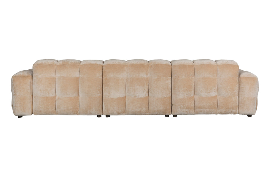 Bank Hackman 4,5-zits Velours Beige