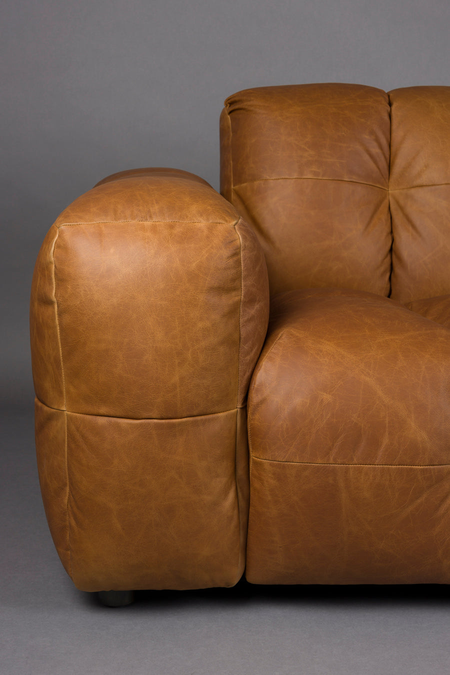 Bank Hackman 3-zits Leer Cognac
