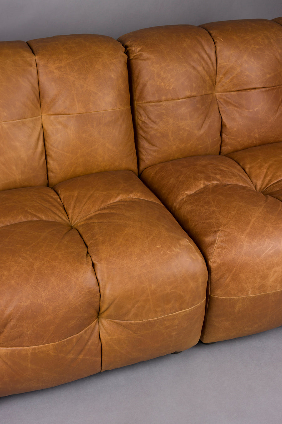 Bank Hackman 3-zits Leer Cognac