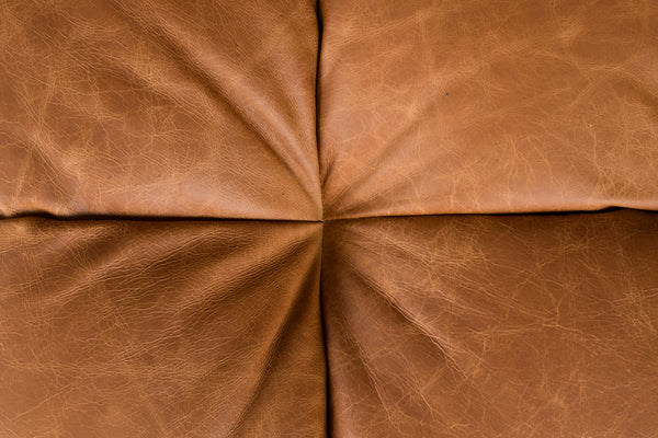 Bank Hackman 4,5-zits Leer Cognac