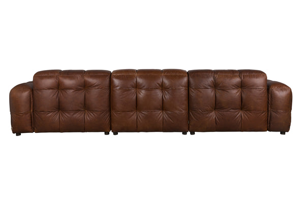 Bank Hackman 4,5-zits Leer Chocolate