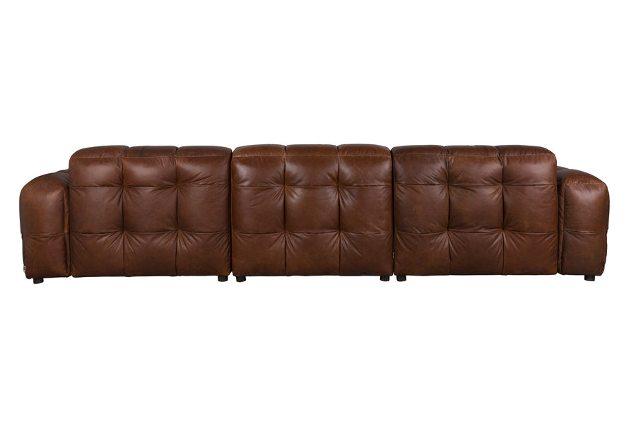 Bank Hackman 4,5-zits Leer Chocolate