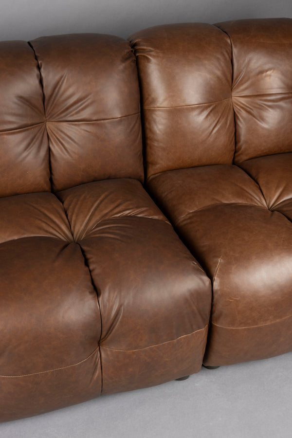 Bank Hackman 4,5-zits Leer Chocolate