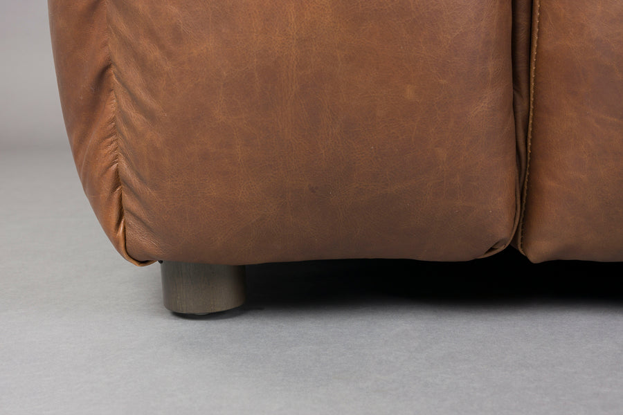 Bank Hackman 4,5-zits Leer Chocolate