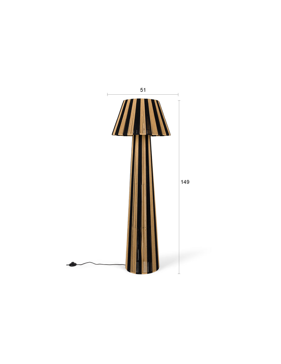 Vloerlamp streep it up